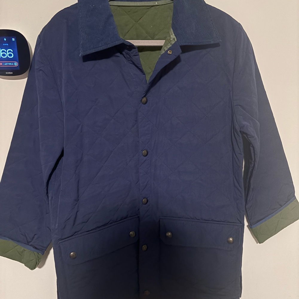 Vineyard Vines Men's Navy Blue Quilted Jacket